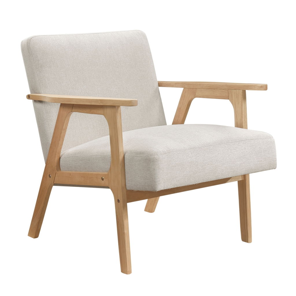 Omara - Accent Chair Light Brown Base