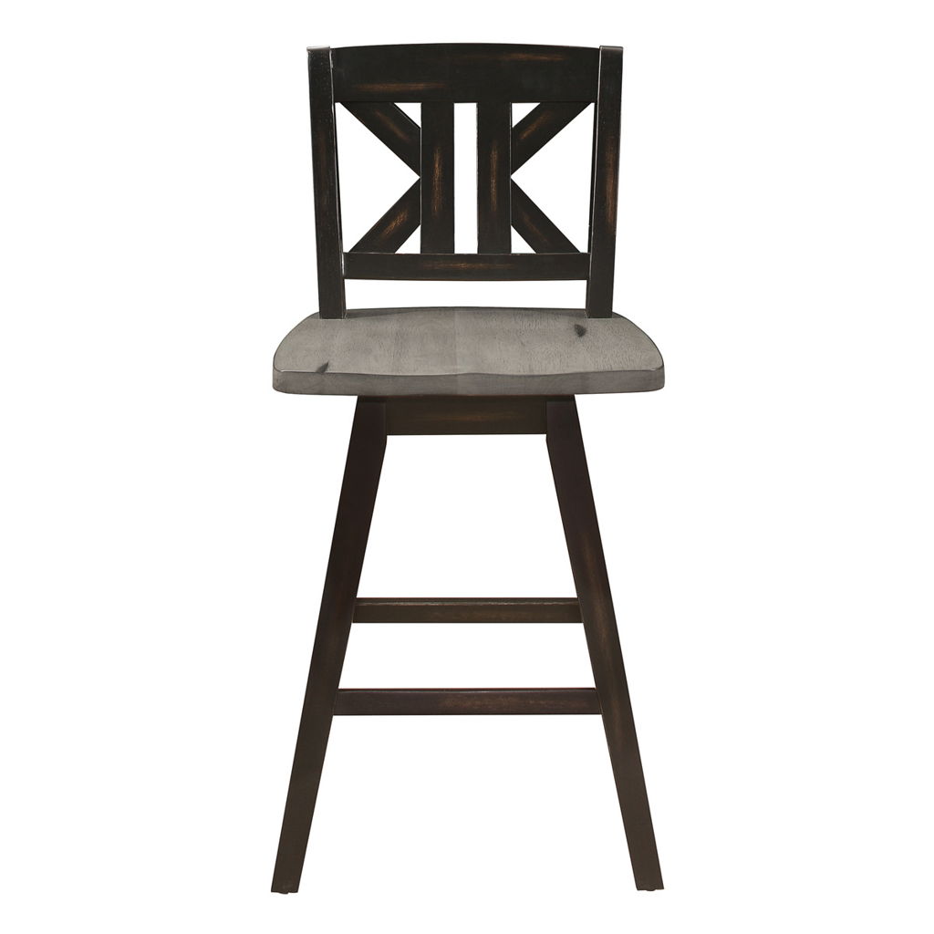 Amsonia - Swivel X-Back Counter Height Chair (Set of 2)