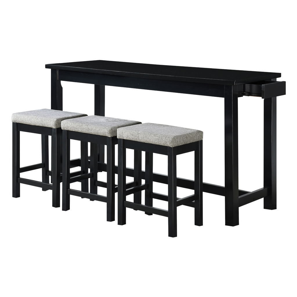 Connected - 4-Piece Pack Counter Height Set