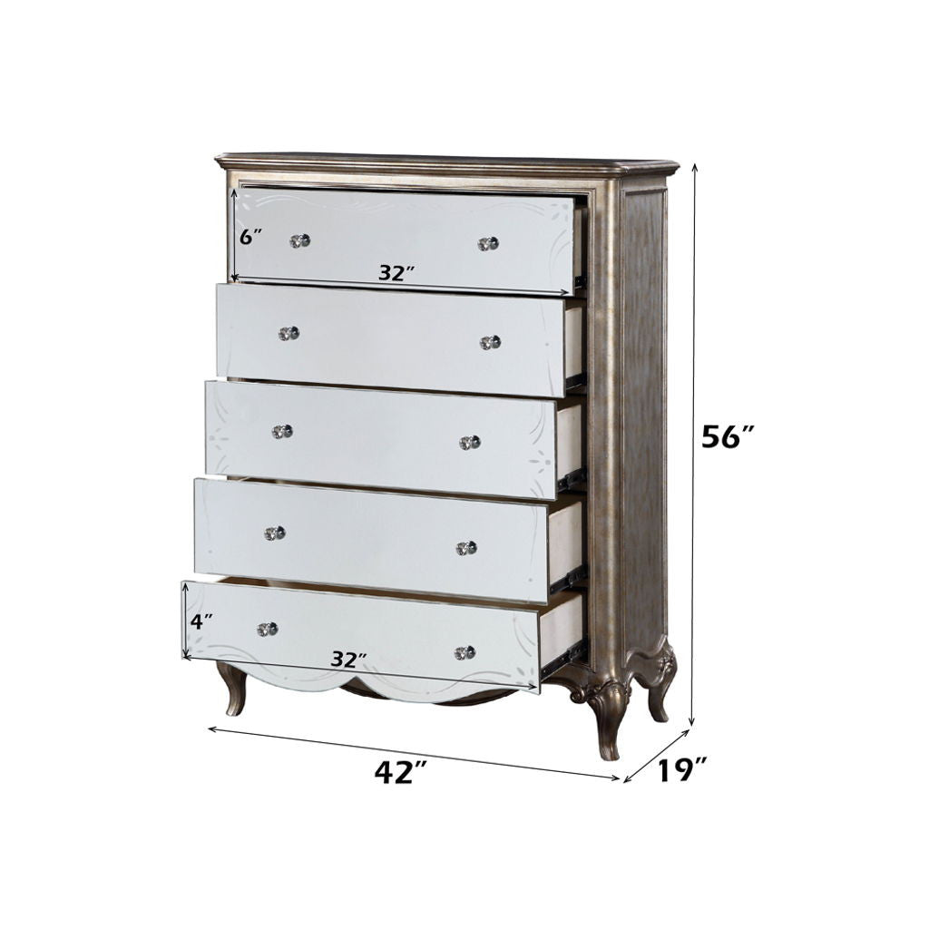 Esteban - Chest - Antique Champagne