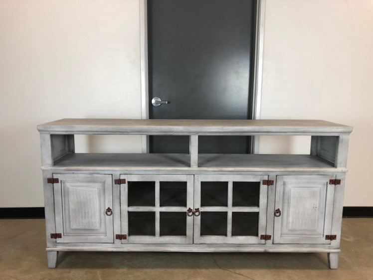 ROCKWALL Gray 72” Wide x 36" Height TV Stand