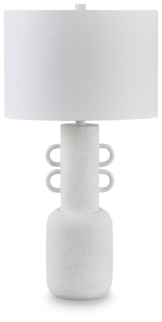 Perringhill - Metal Table Lamp - Distressed White