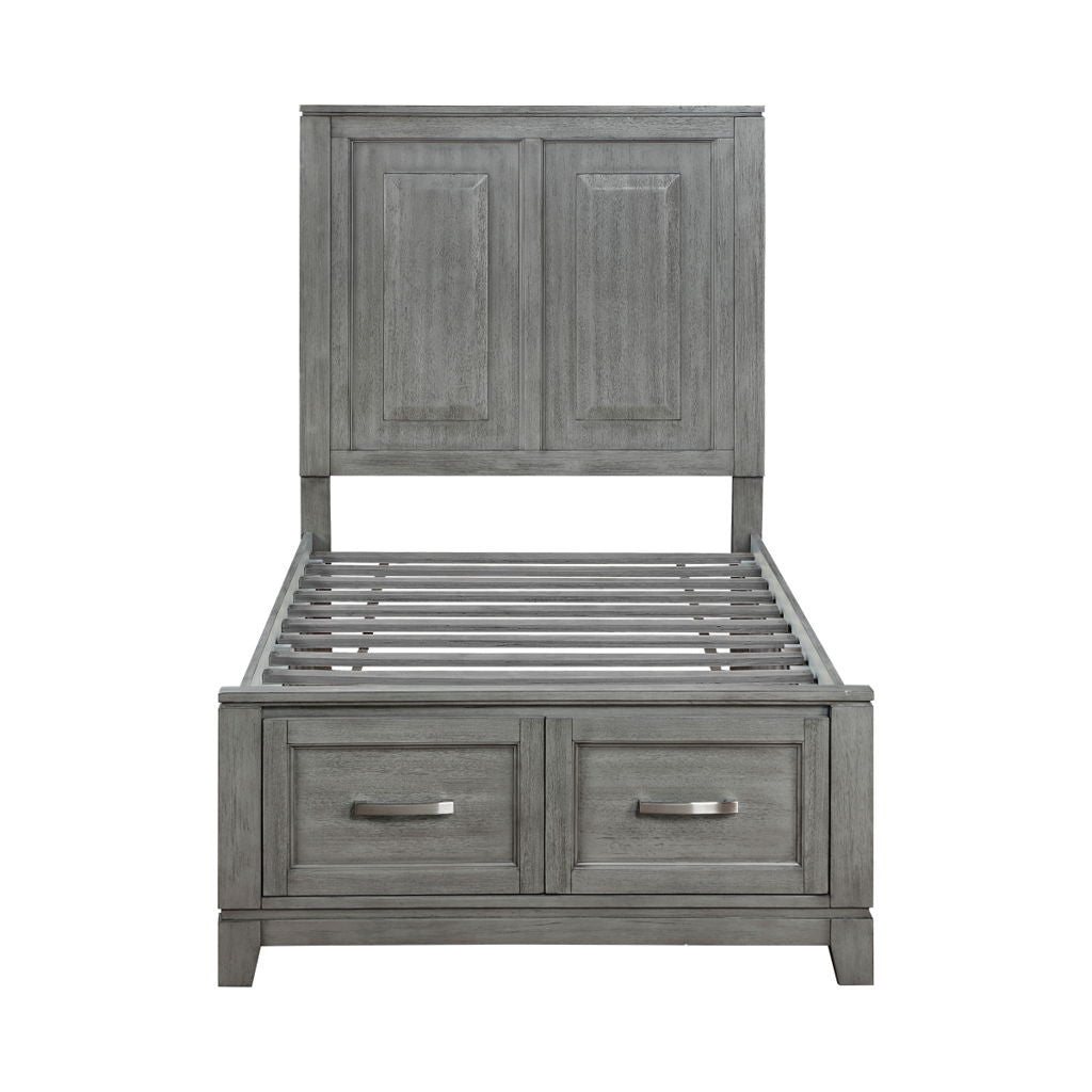 Garretson - Platform Bed With Footboard Storage