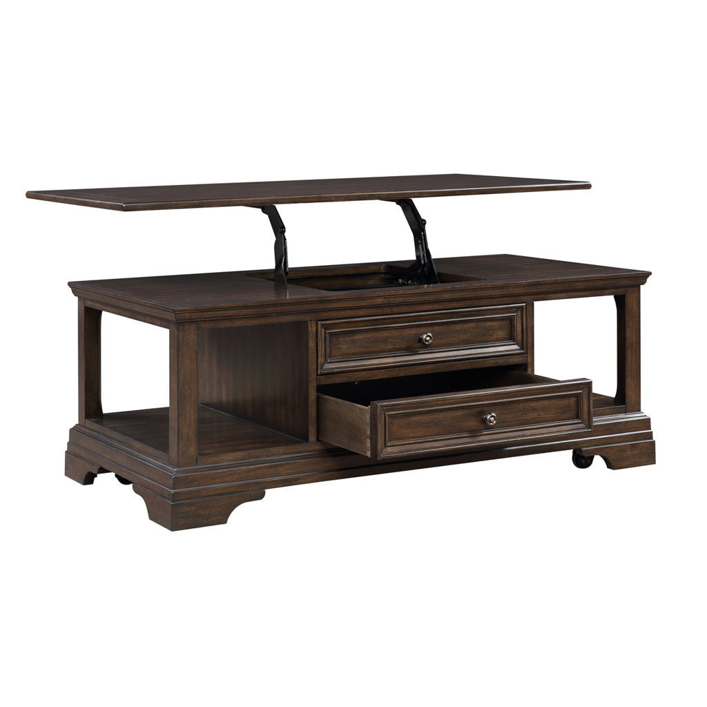 Tobias - Lift Top Cocktail Table - Espresso