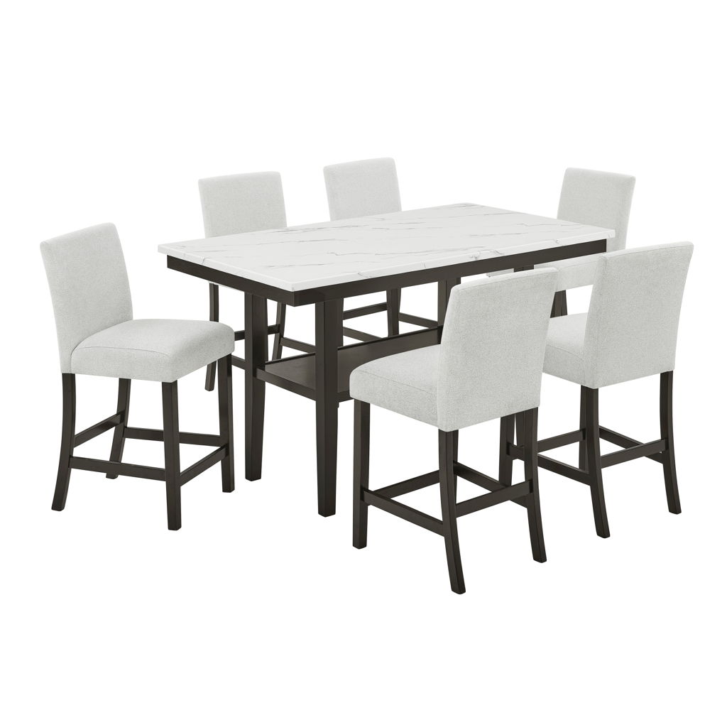 Carissa - Rectangle Counter Dining Set