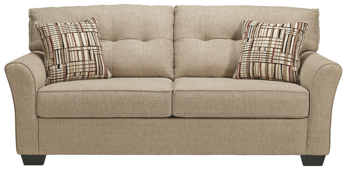 MAURITUS Tan 80" Wide Full Sofa Sleeper