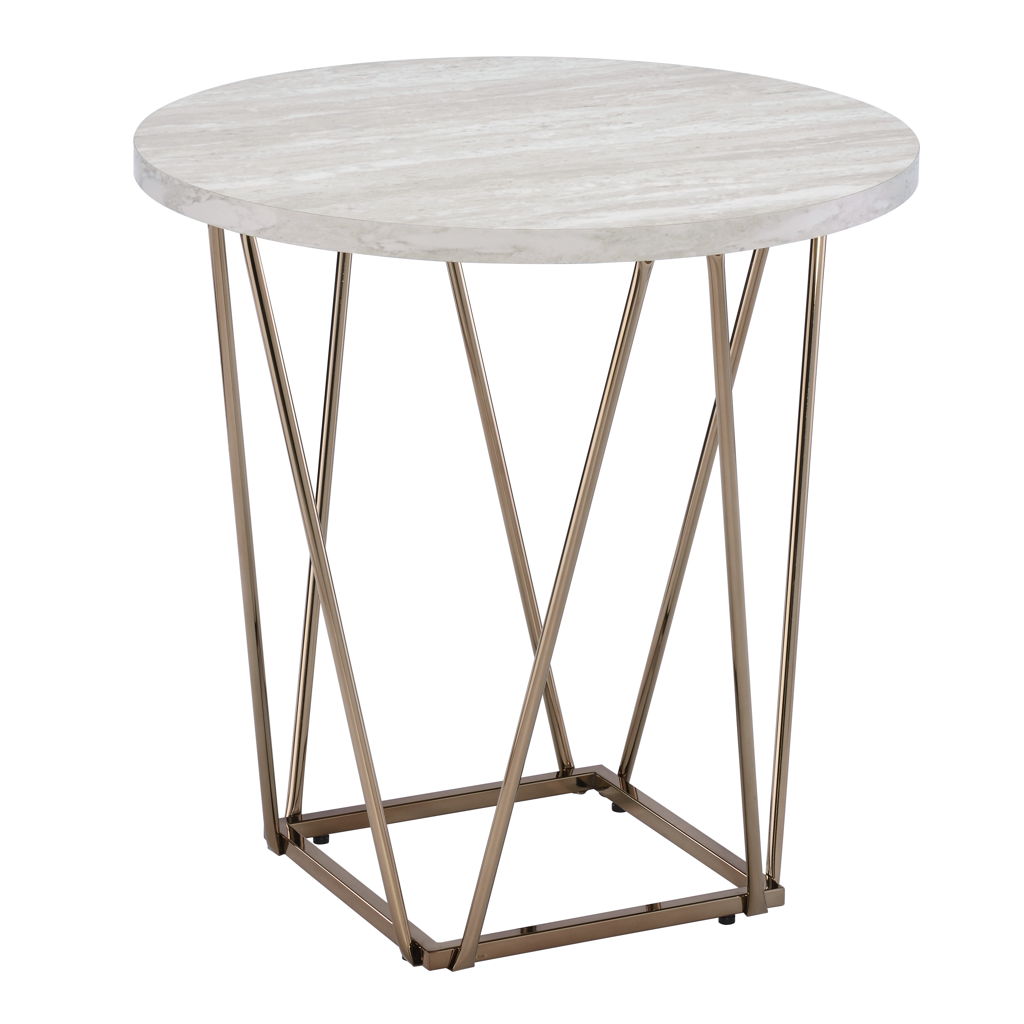 Rowyn - Faux Marble Top Table