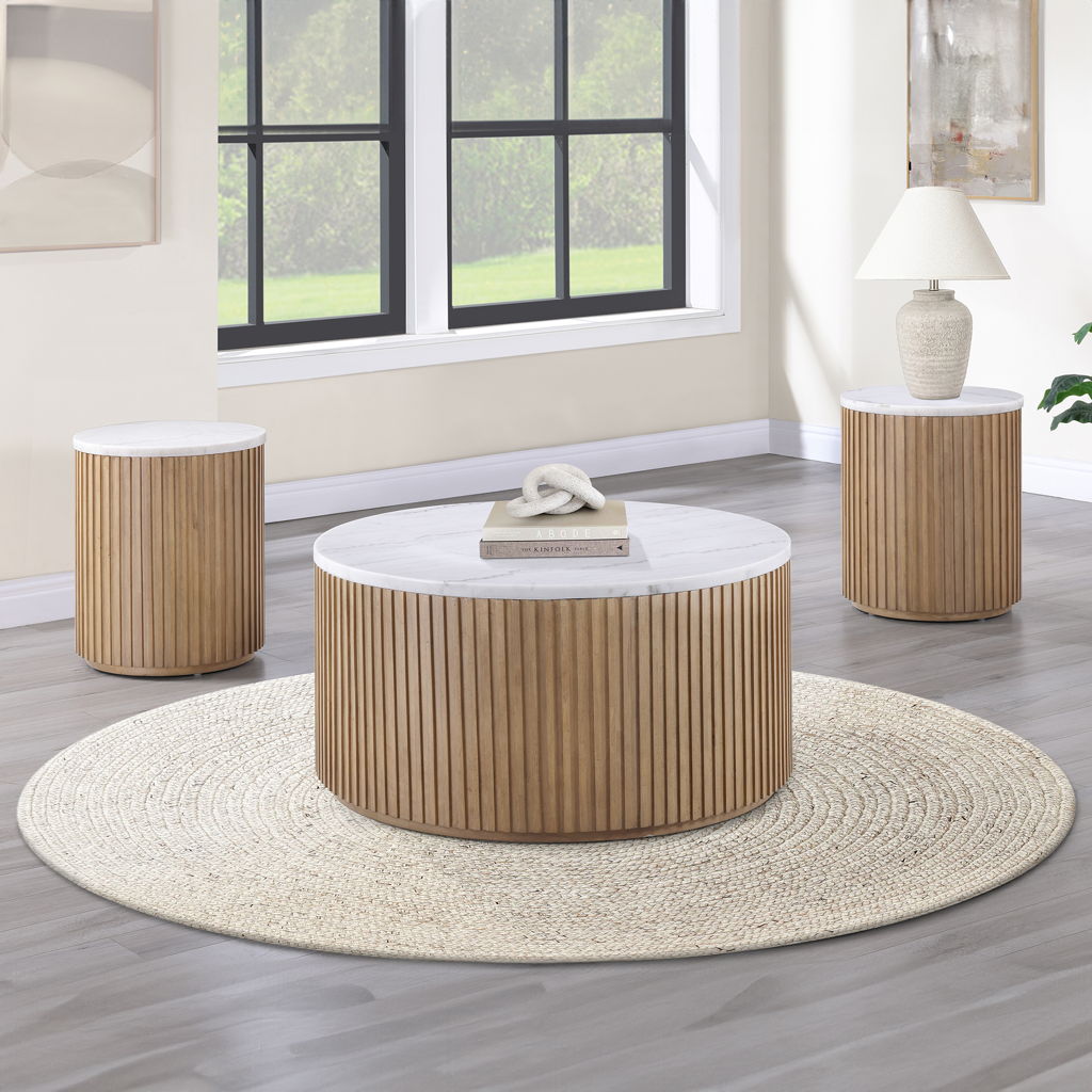 Colvin - 3 Piece Set With Marble Top