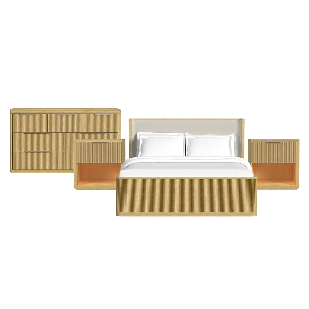 Sylvie - Bedroom Set With Upholstered Bed