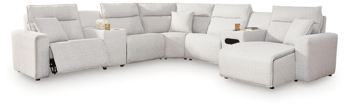 Modmax II - Reclining Sectional - Stone