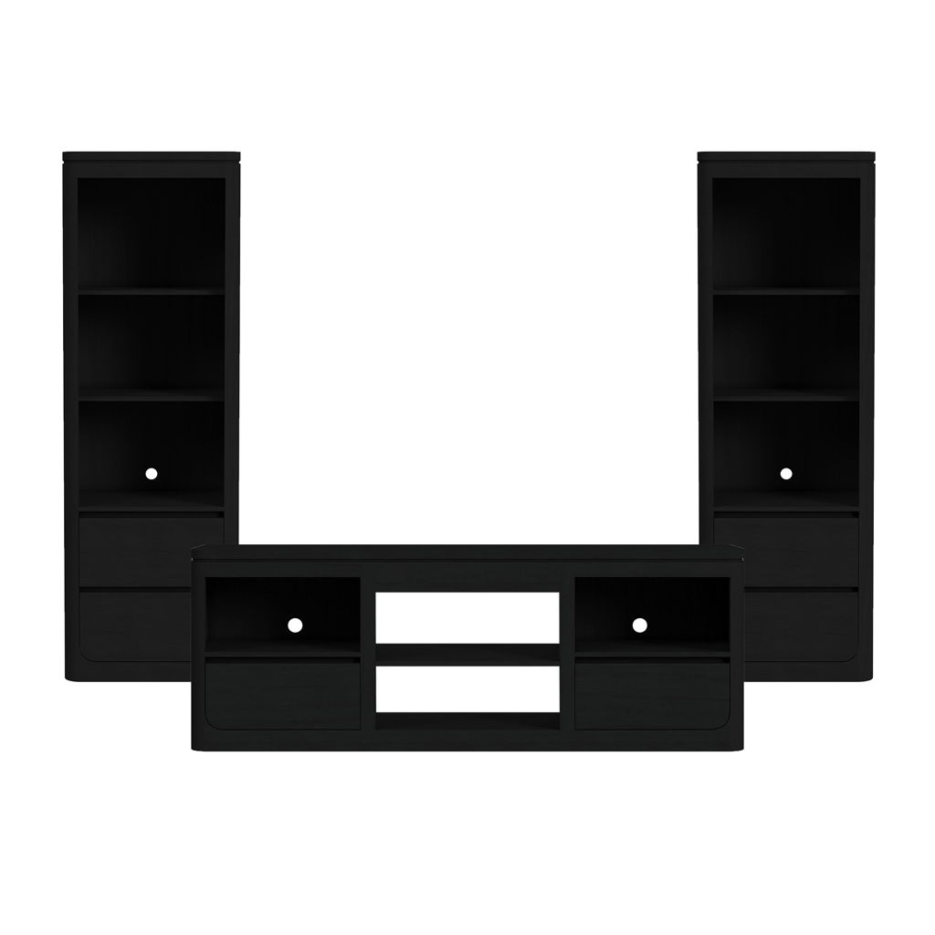 Rosalie - 3 Piece Entertainment Unit With 71" TV Console