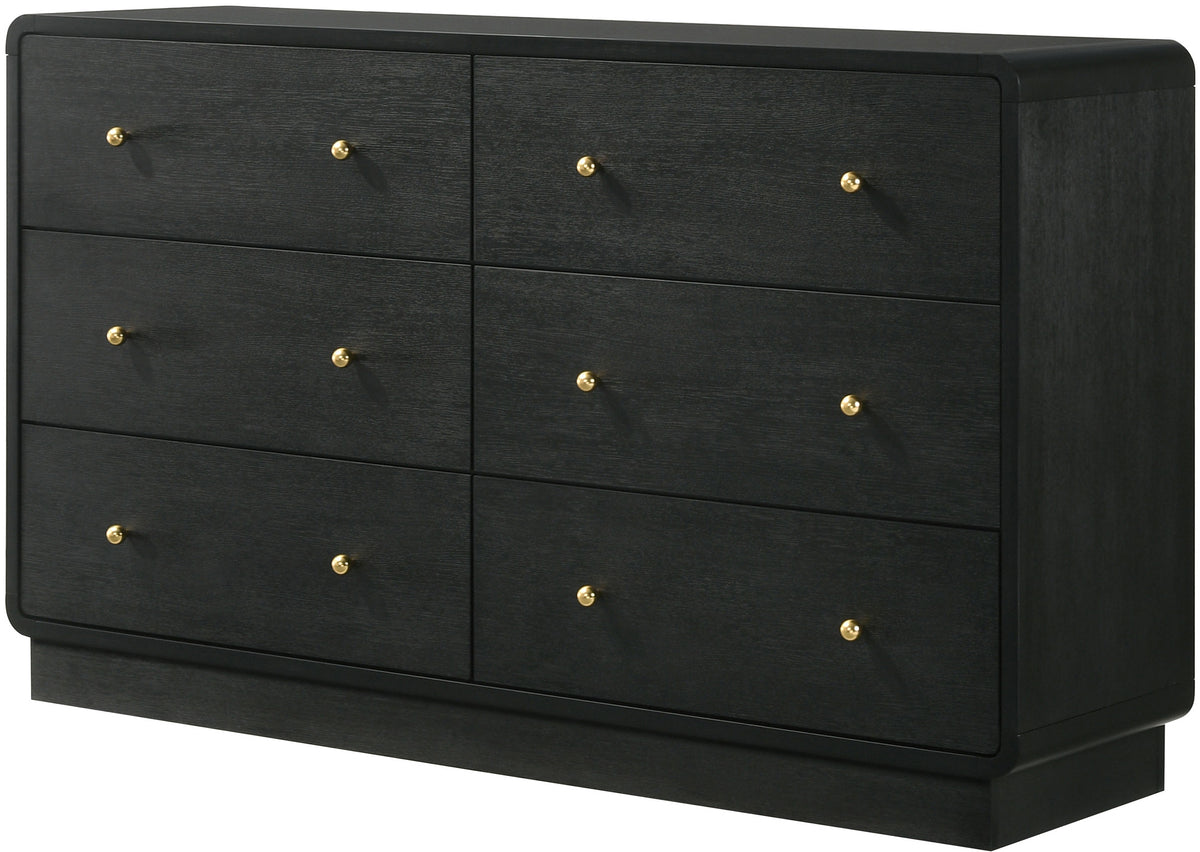 STAVER Black 59" x 72" Height Dresser & Mirror