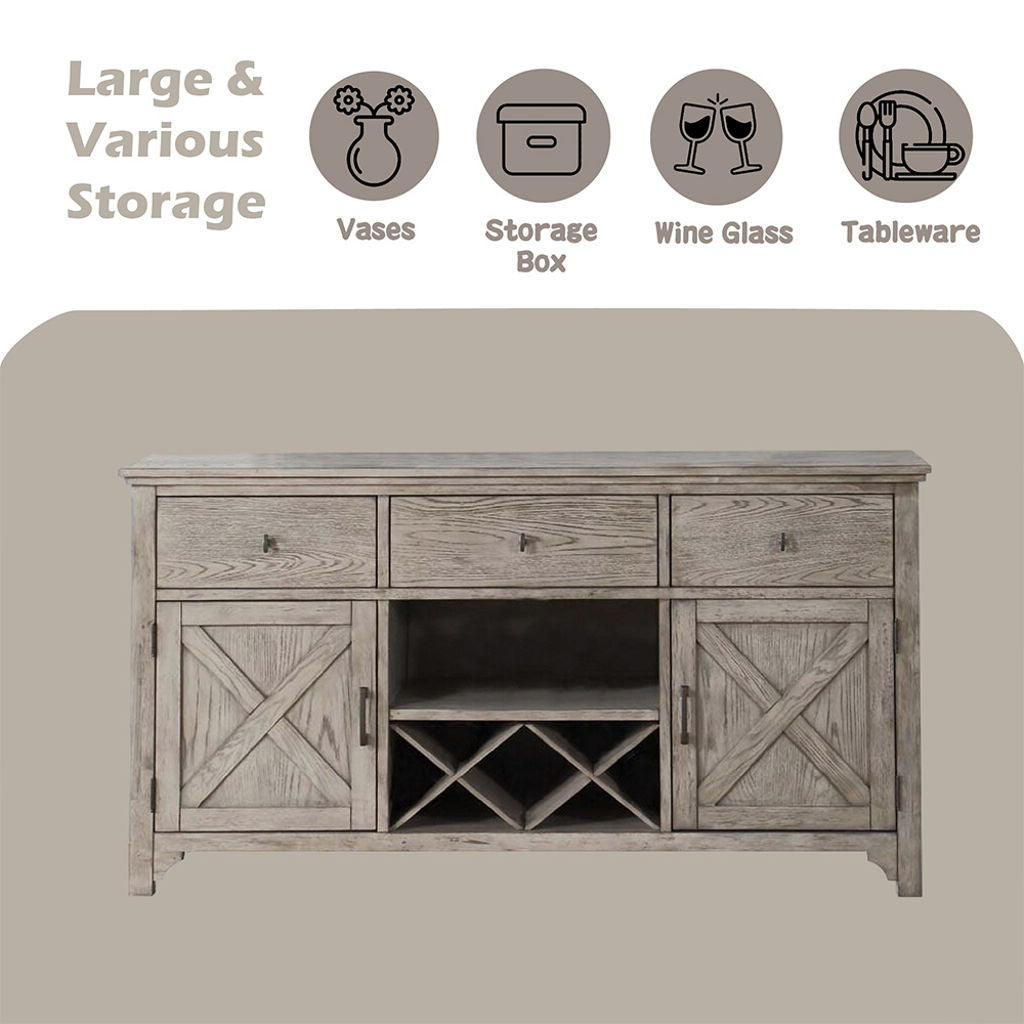 Rocky - Server - Gray Oak