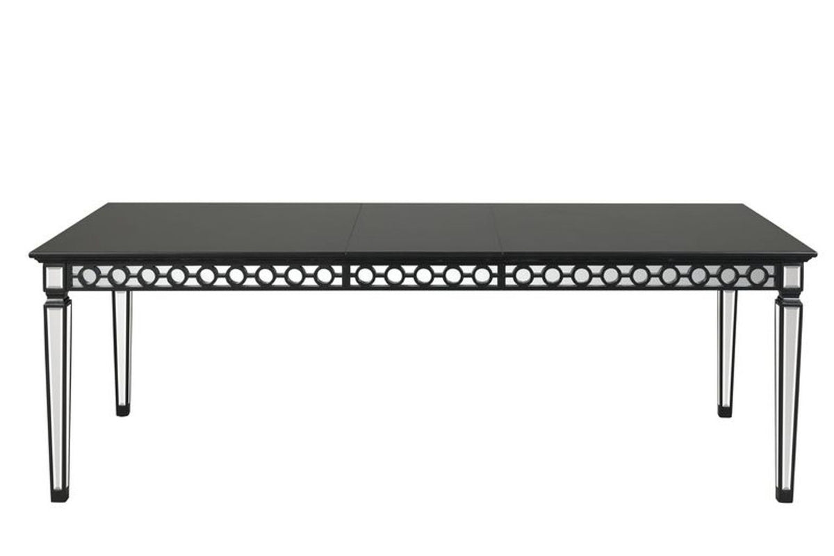 Varian II - Dining Table - Mirrored & Black