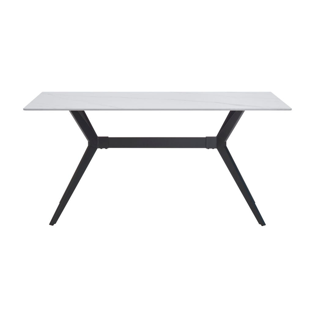 Brixley - 5 Piece Set (Table & 4 Side Chairs) - Dark Gray / White