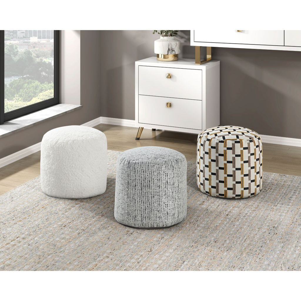 Easley - Aiken Pouf - Multicolor