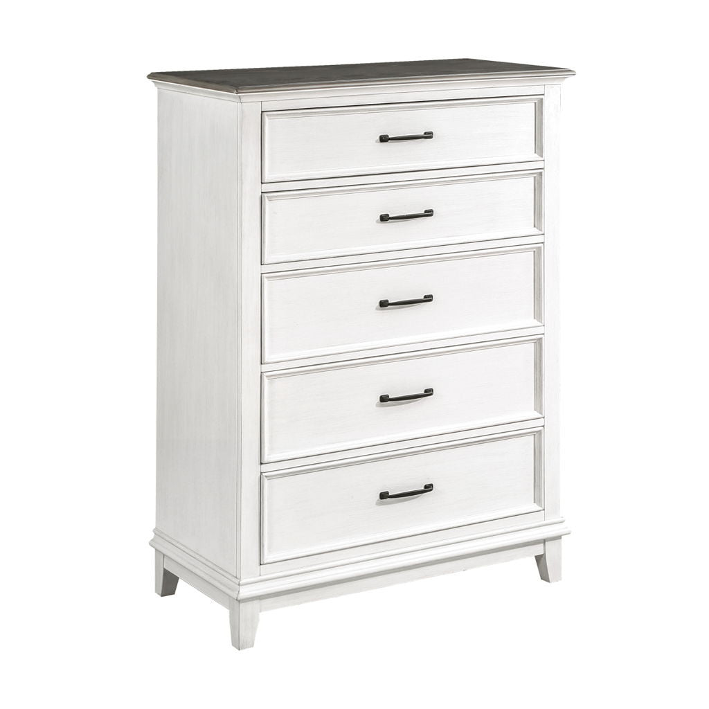 Chesterton - Chest - White / Brown