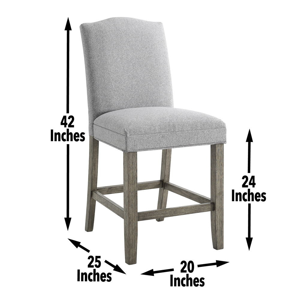Grayson - Counter Height Set With White Top Table