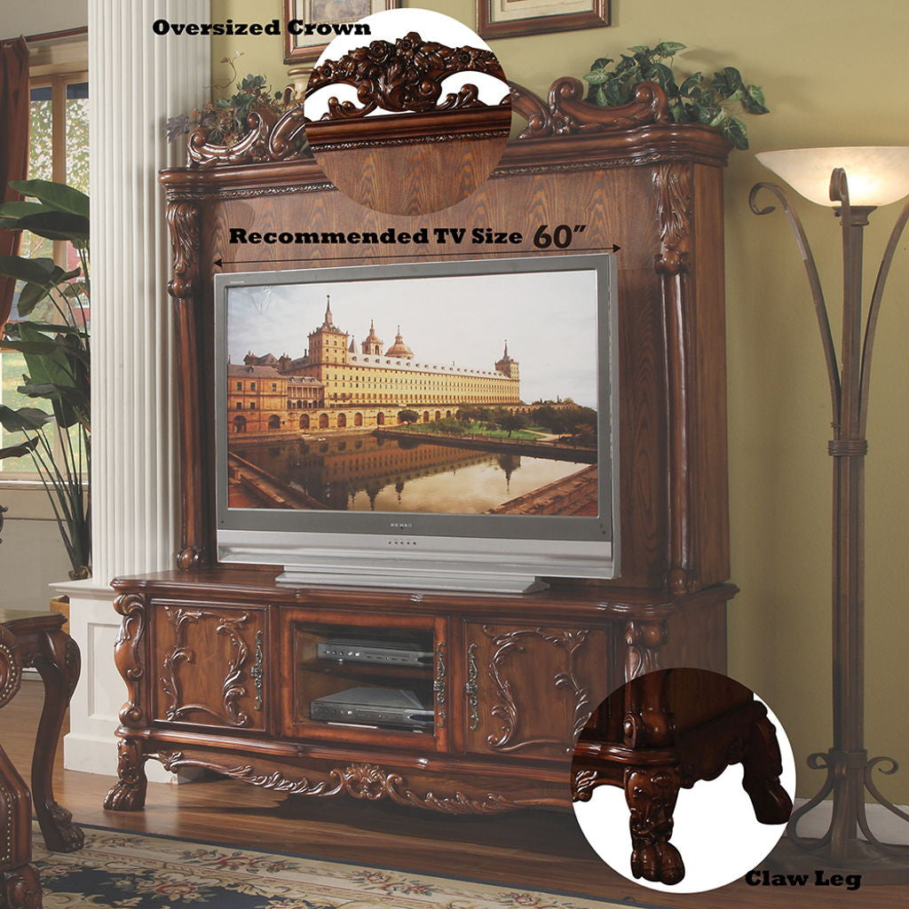 Dresden - 81" Entertainment Center - Cherry Oak