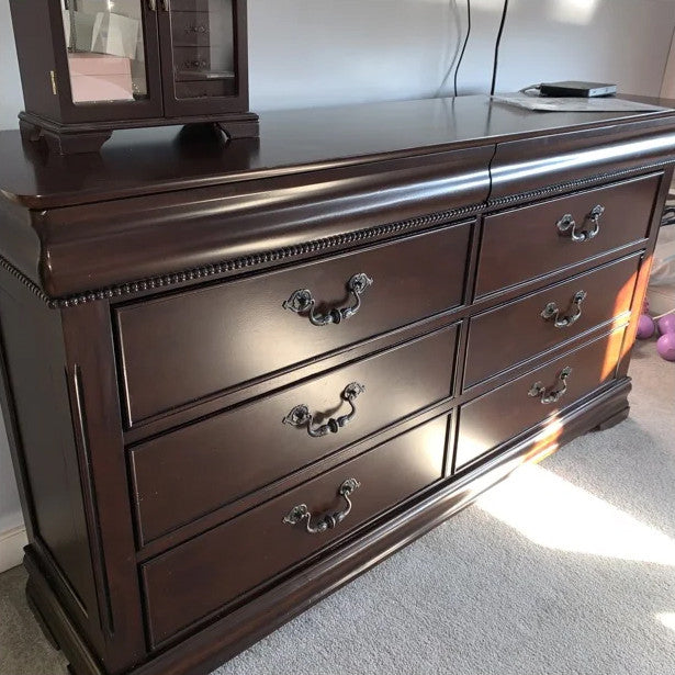 ALLONDRA Cherry 63" Wide Dresser