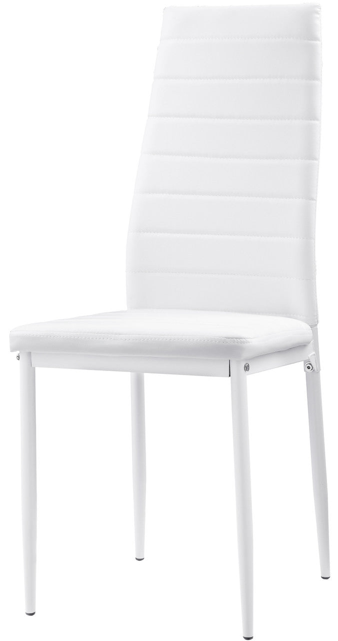 ANIKK White 17" Wide Dining Chair