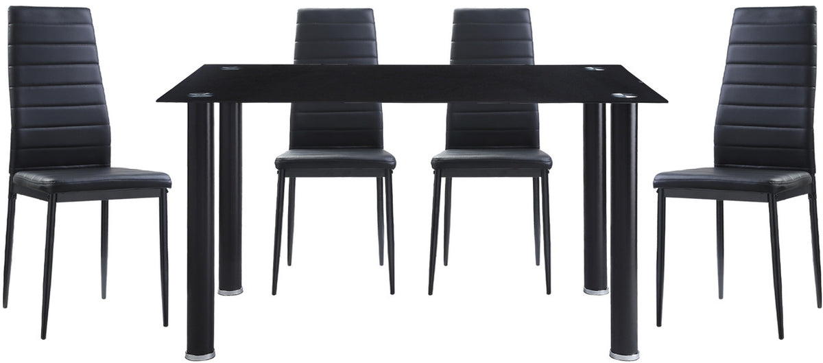 ANIKK Black 55" Wide Dining Table