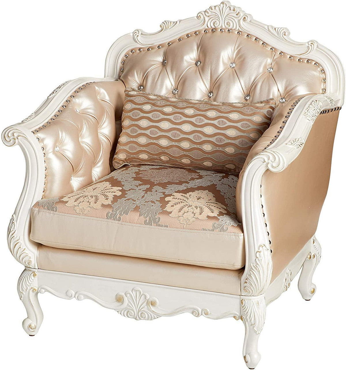 ANTOINETTE Pearl 40" Wide Chair
