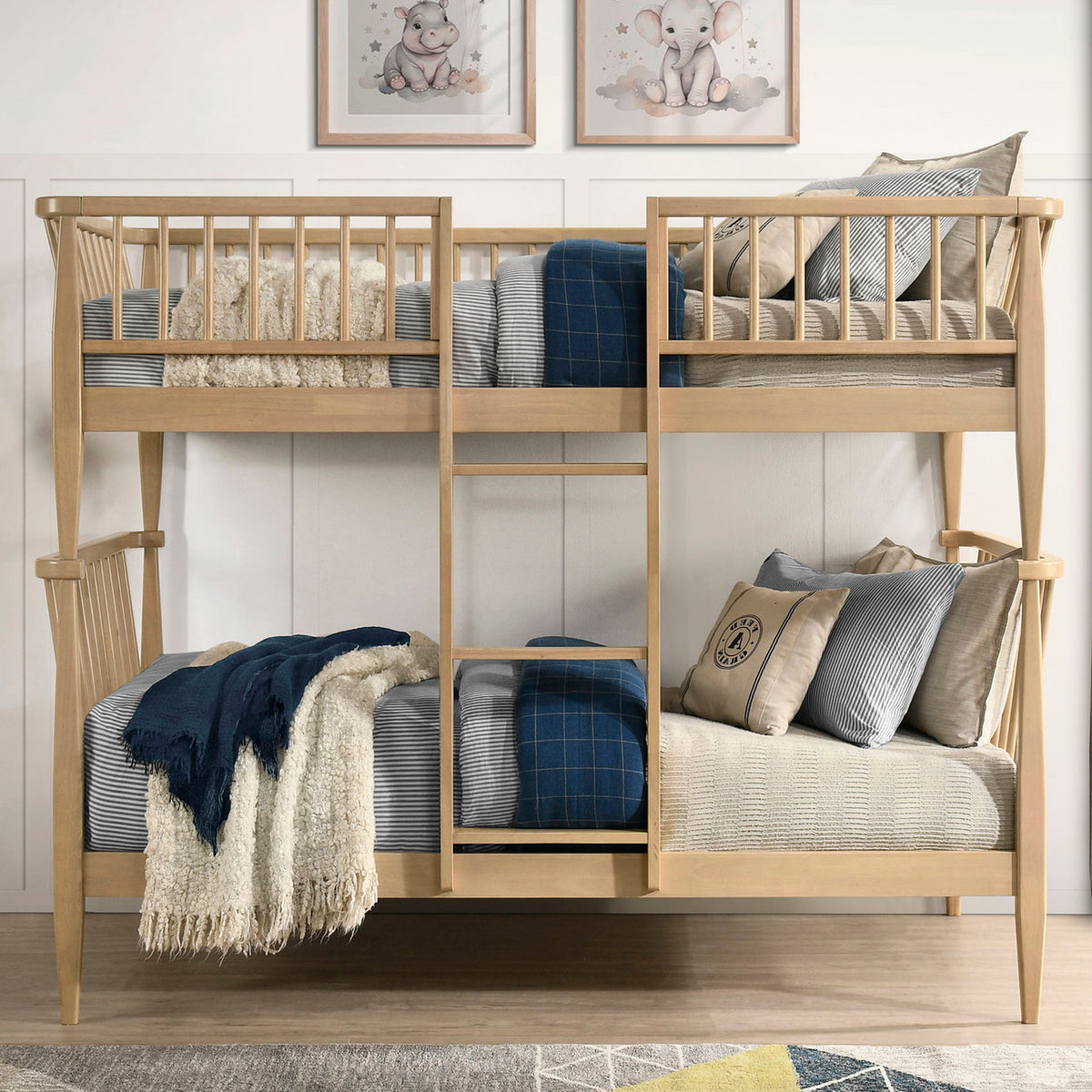 APPLETON Almond Twin over Twin Bunk Bed