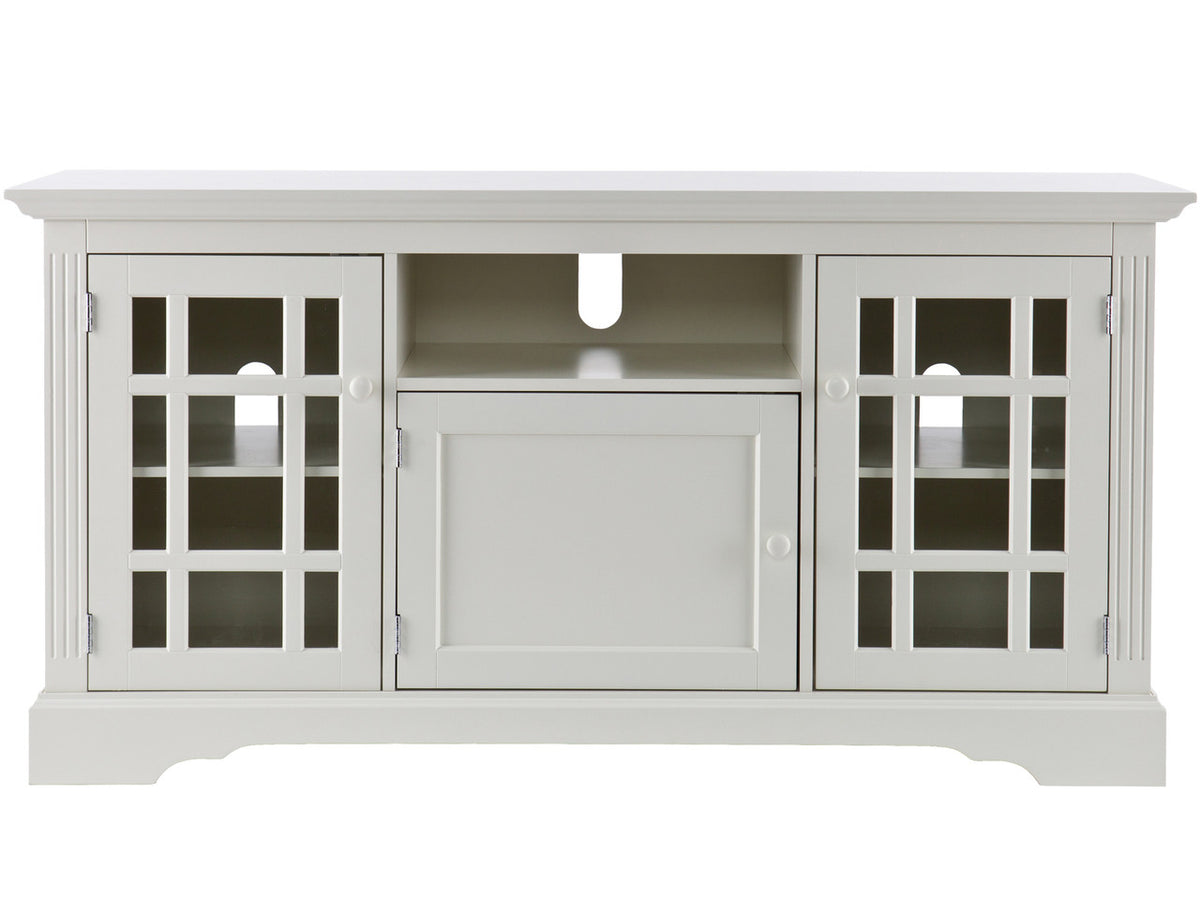 Aby White TV Stand