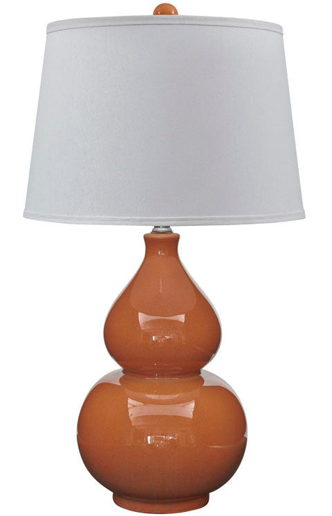Acelynn Orange Ceramic Table Lamp