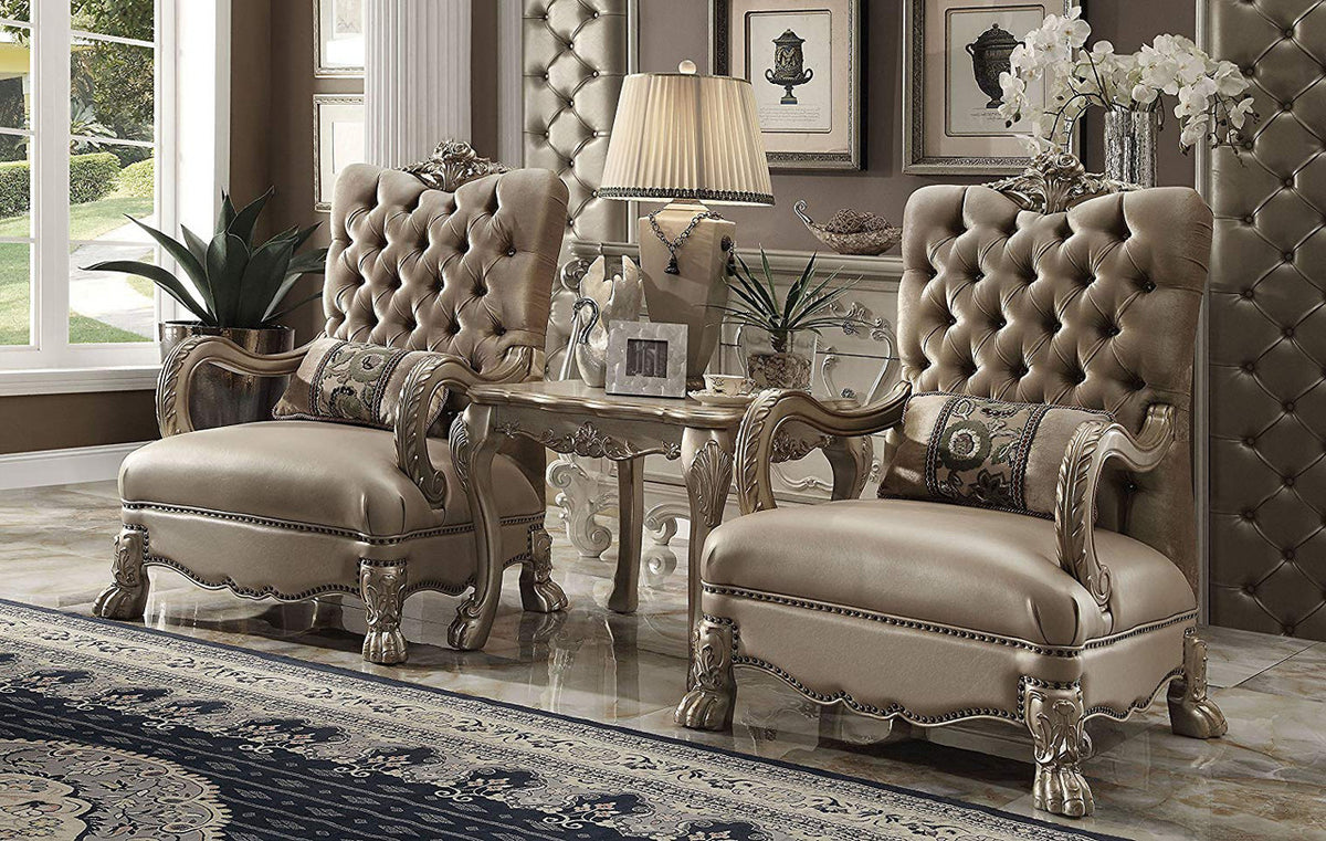 ACKERLEY Bone 34" Wide Arm Chair