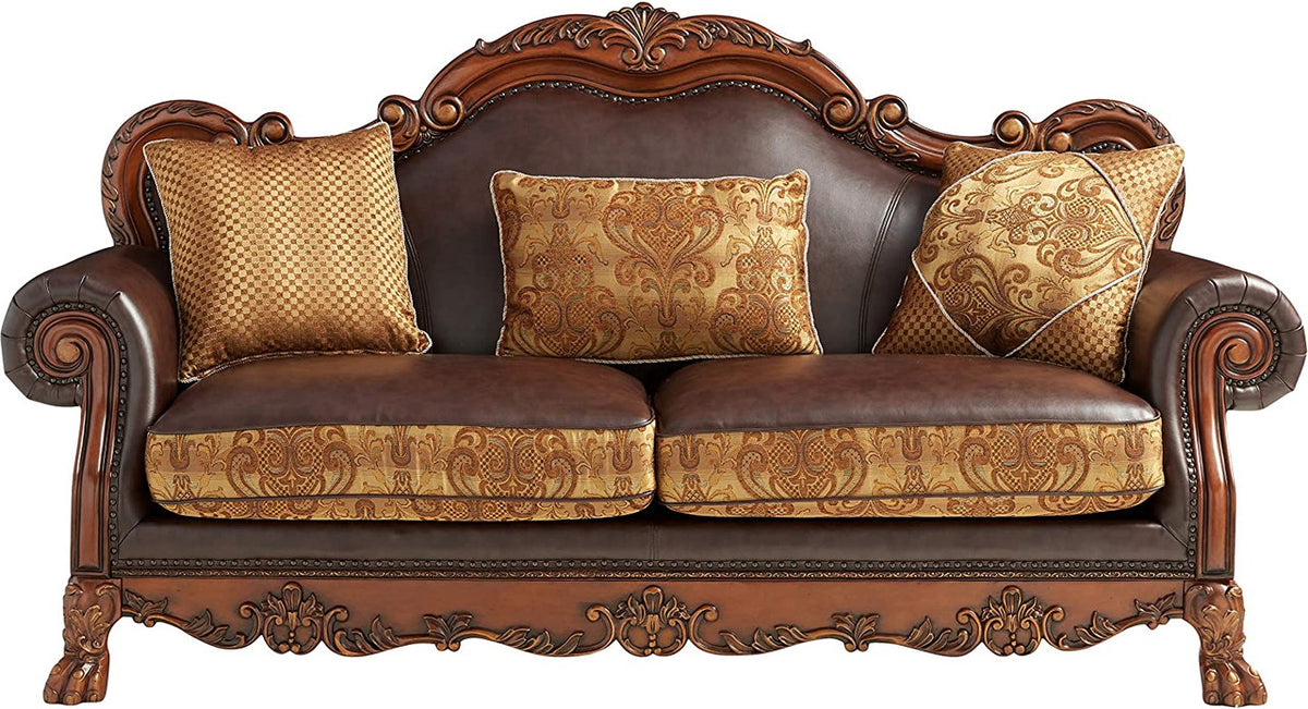 ACKERLEY Leather 87" Wide Sofa