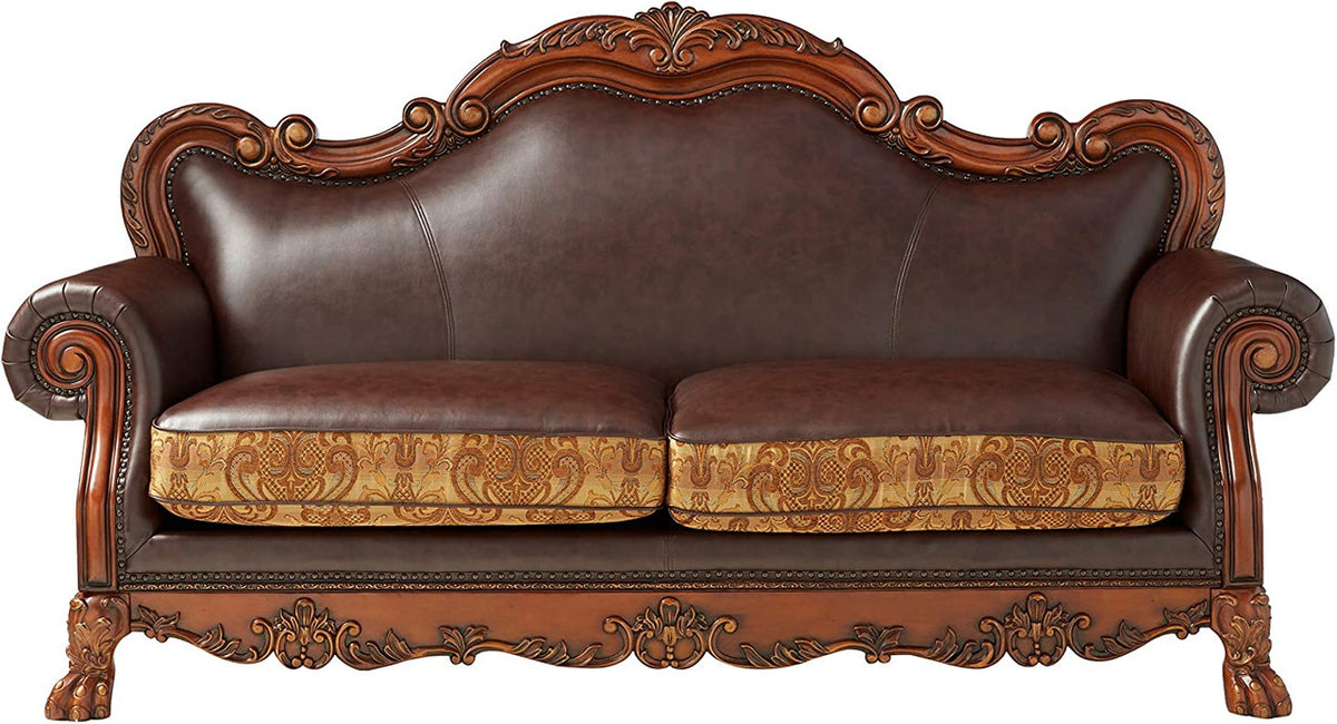 ACKERLEY Leather 87" Wide Sofa
