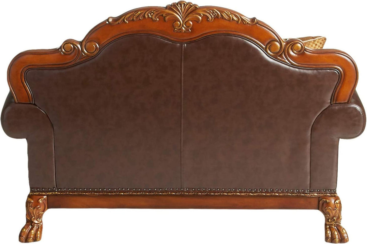 ACKERLEY Leather 64" Wide Loveseat