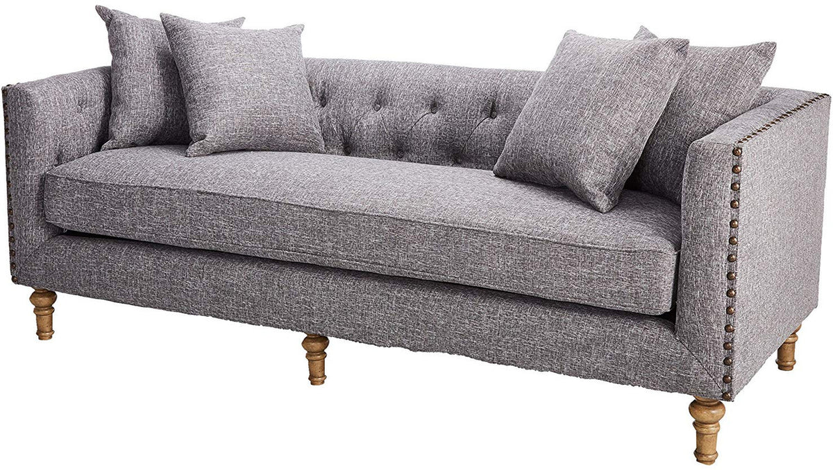Aina Grey Fabric Sofa