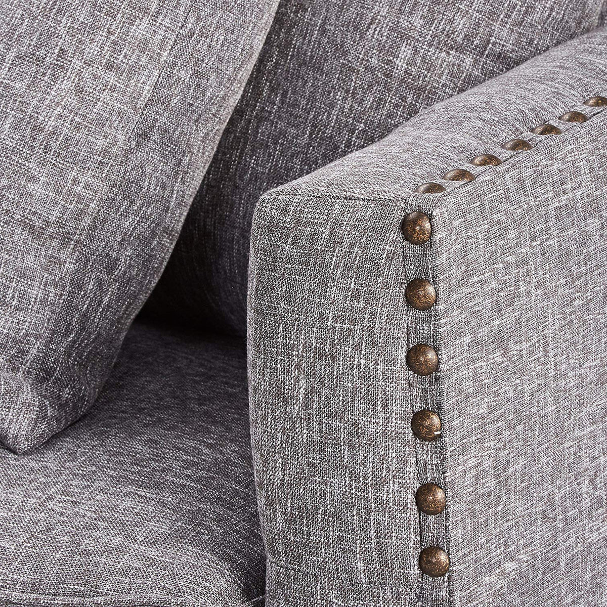 Aina Grey Fabric Sofa