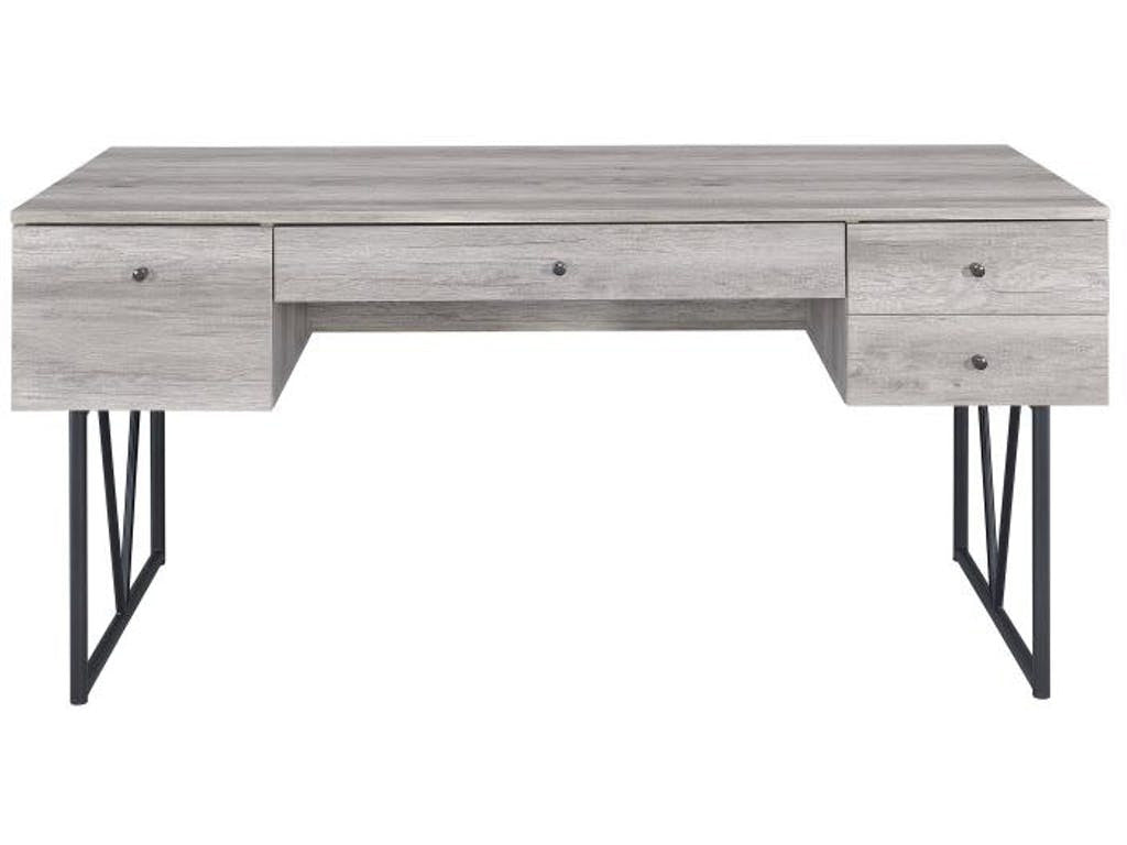 VARELA Gray 63" Wide Computer Desk (RTA)