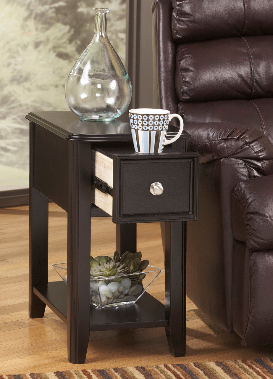 ALICEA Espresso Chairside Table
