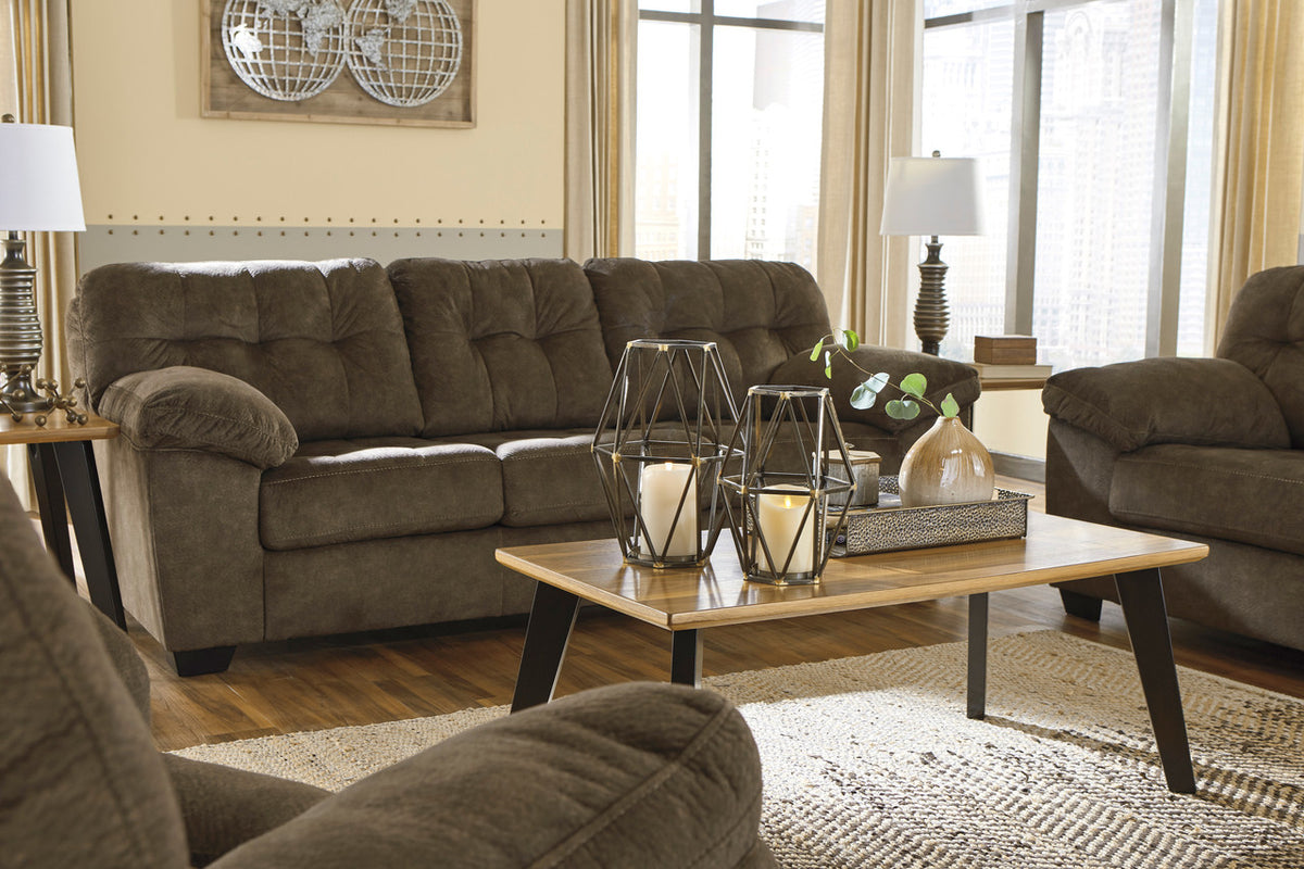 ALVEN Brown Sofa & Loveseat