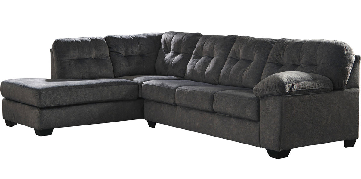 ALVEN Granite 126" Wide Queen Sectional Sleeper