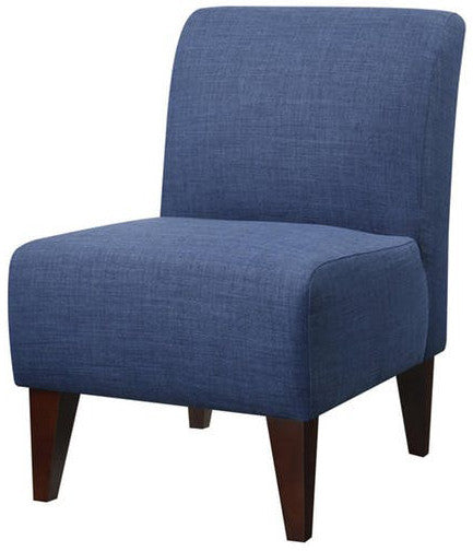 Amie Dark Blue Accent Chair