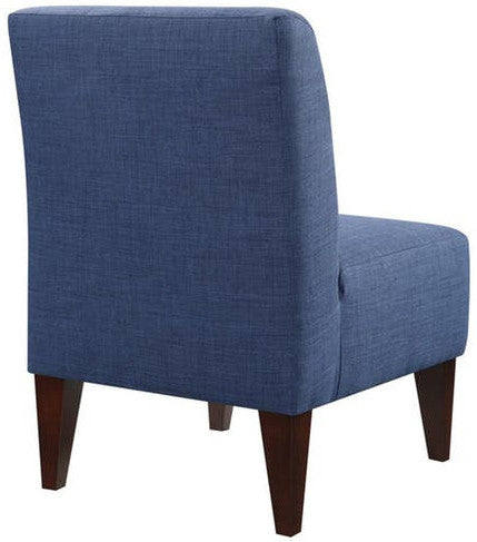 Amie Dark Blue Accent Chair