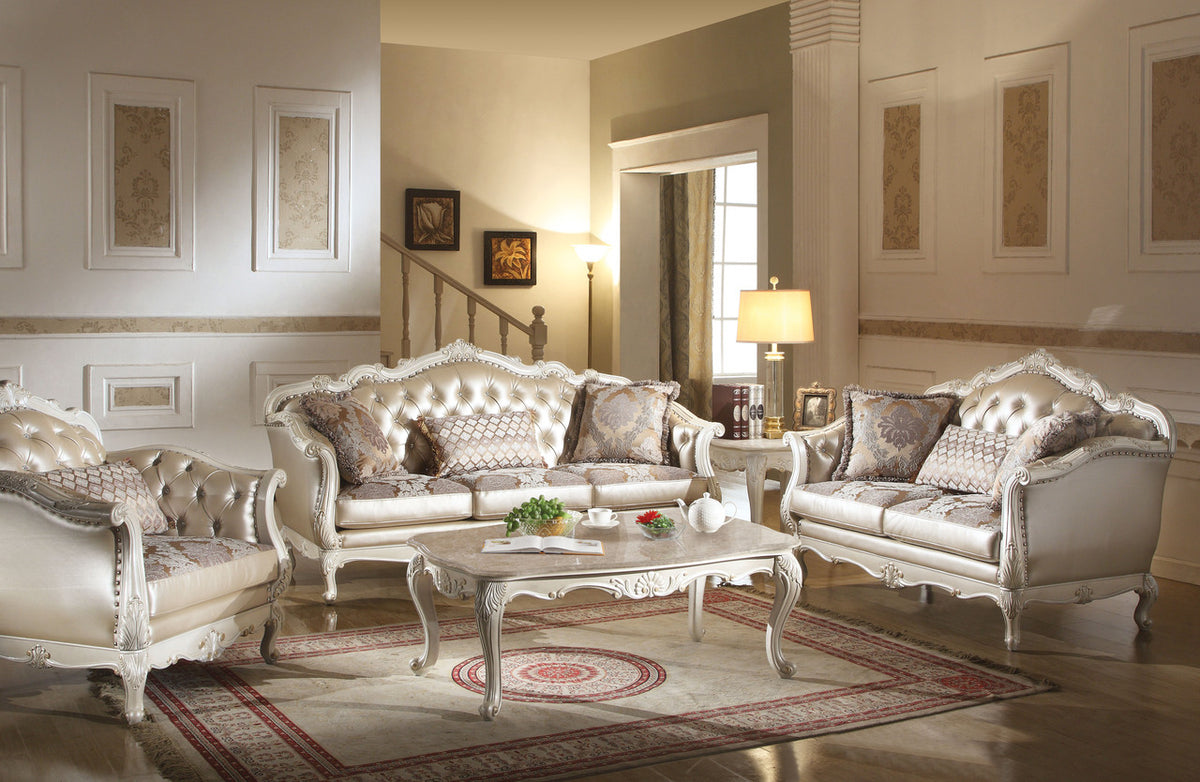 ANTOINETTE Pearl 84" Wide Sofa