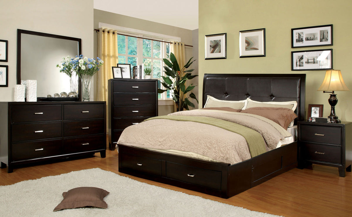 Artemi Espresso Bedroom Set