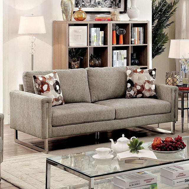 Ashford Gray Chenille Sofa