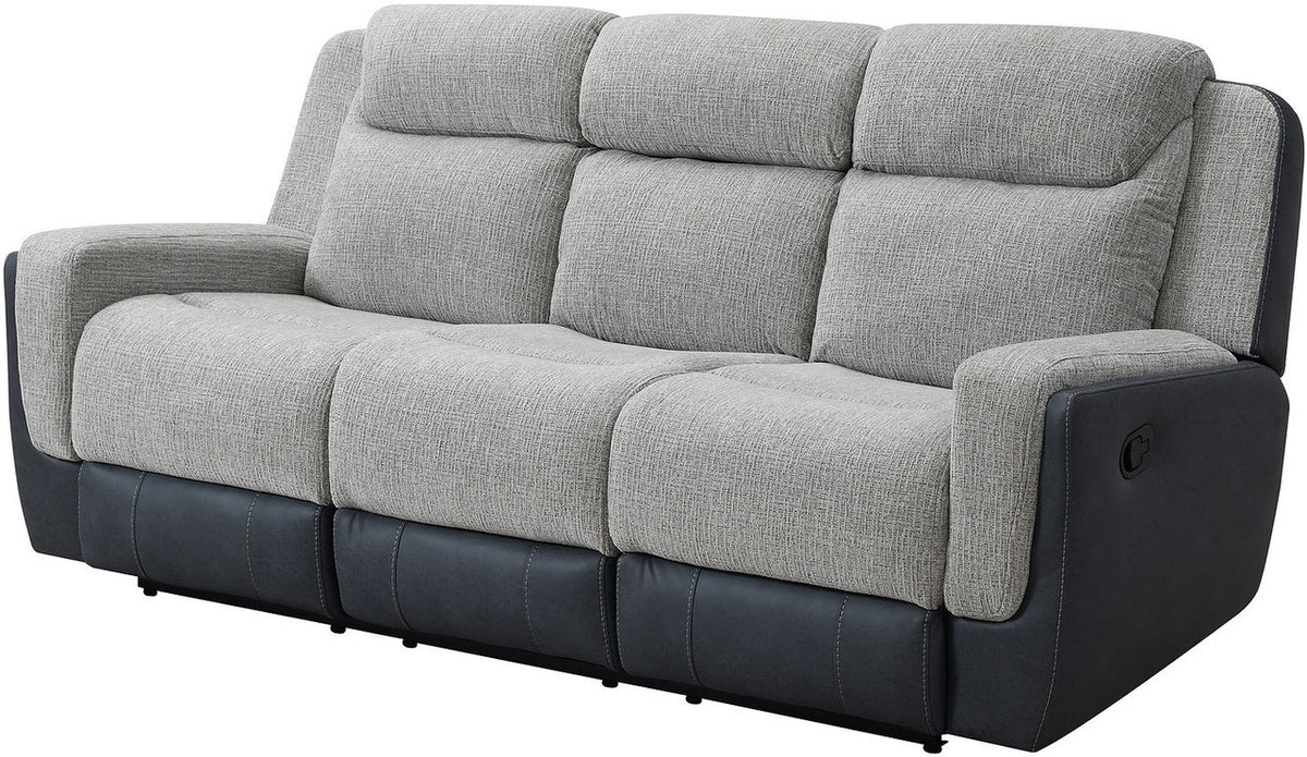 BANDERA Gray Power Reclining Sofa & Loveseat