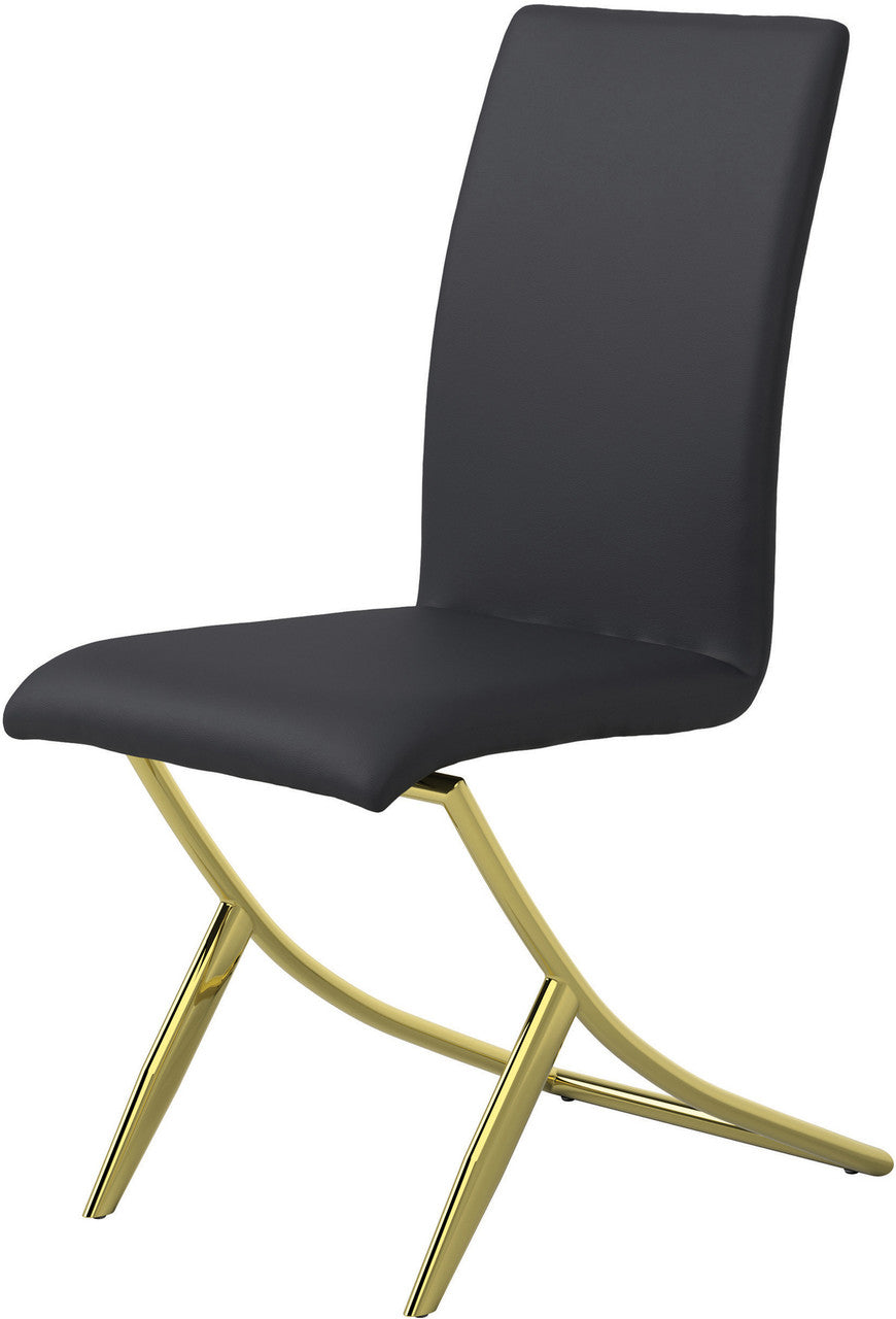 BARRETT-LEZIA Black & Gold 5 Piece Dining Set