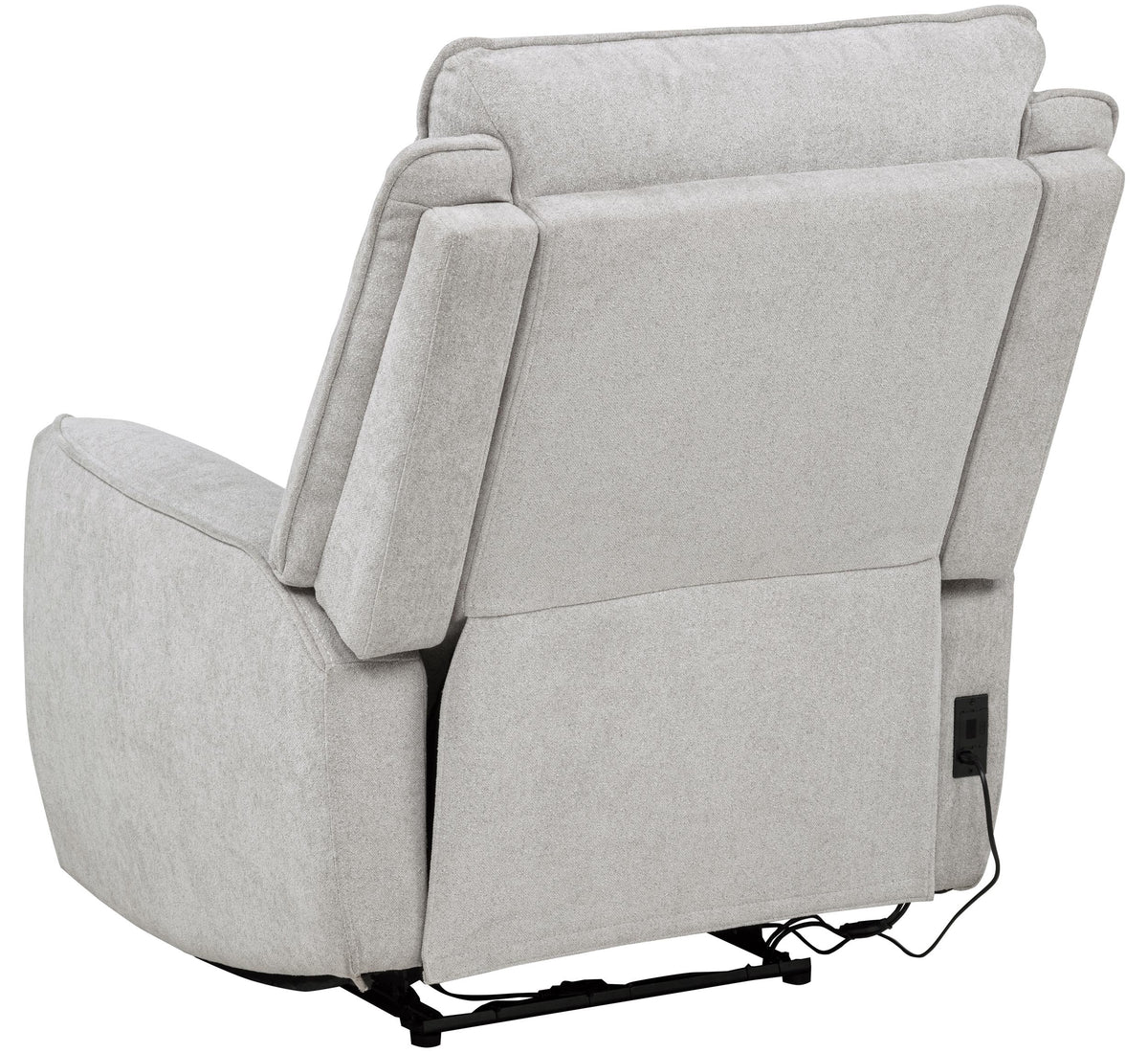 BARRETT Light Gray Chenille 36" Wide x 40" Height Rocker Recliner