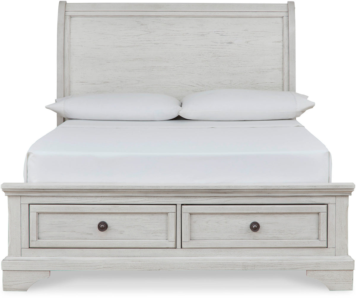 Belton White Youth Storage Sleigh Bed