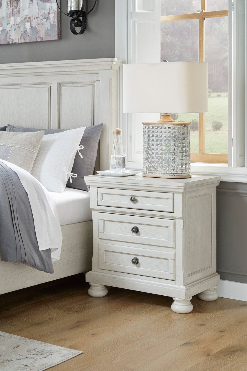 Belton White 29" Wide Night Stand